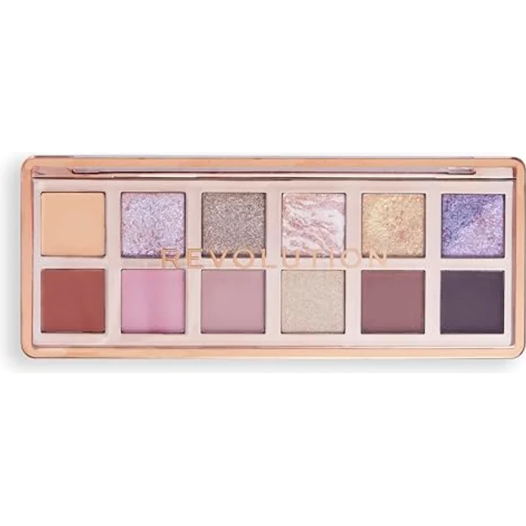 Revolution The Enchanted Icon Palette, Lidschattenpalette mit 12 intensiven Farben, Creme-, Matt- und Schimmer-Texturen, 0,7 g – Bild 2