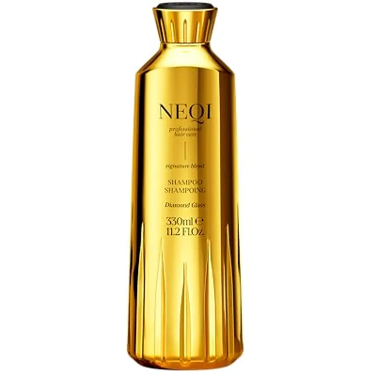 NEQI Diamond Glass Shampoo, glanzverstärkendes Shampoo mit Verbascum, sanfte Reinigung & Feuchtigkeit für alle Haartypen, 330 ml