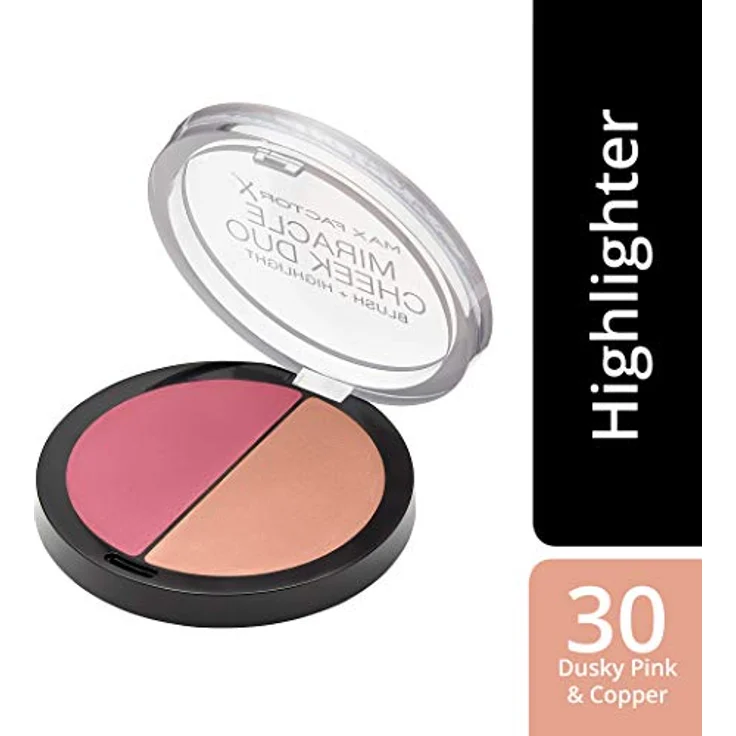 Max Factor Miracle Cheek Duo Cremiges Rouge und Highlighter 11 g Farbton 30 Dusky Pink & Copper – Bild 5