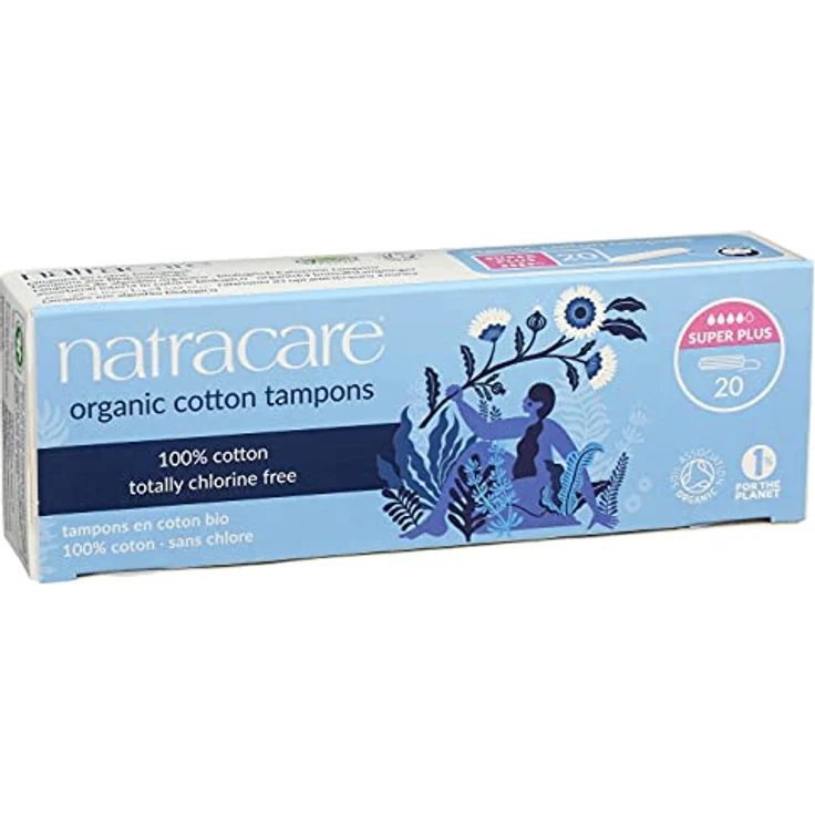 Natracare Organic Non Applicator Tampons Super Plus 20 Per Pack – Bild 2