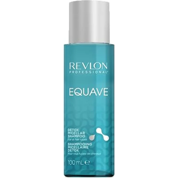 REVLON PROFESSIONAL EQUAVE Detox Micellar Shampoo, 100 ml, tiefenreinigendes Mizellen Haarshampoo mit Gel-Textur, für seidige, glänzende Haare – Bild 1