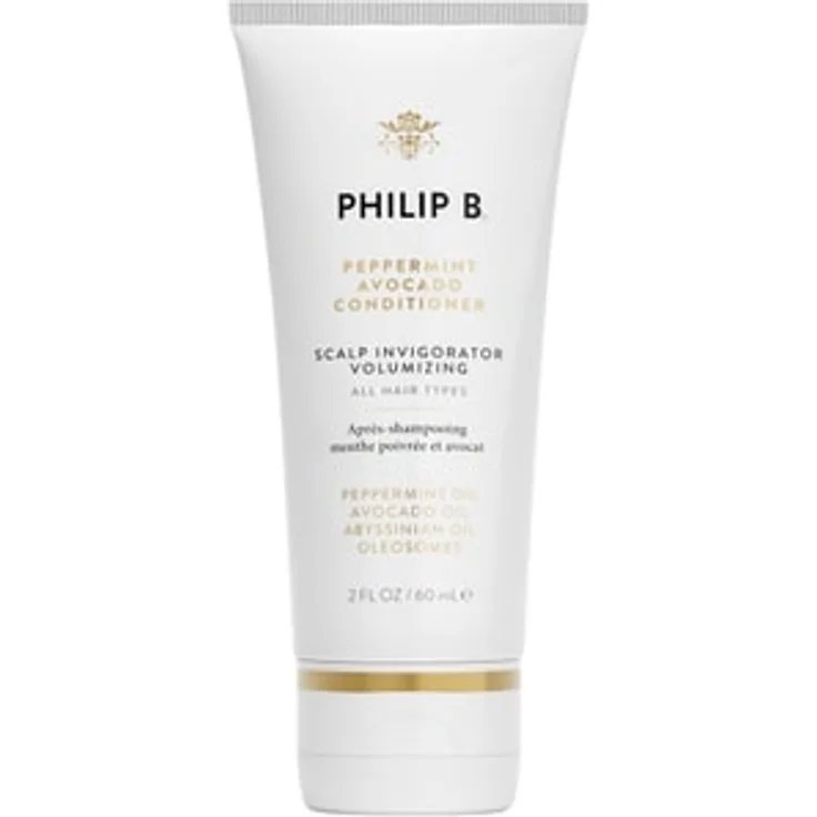 Philip B Peppermint Avocado Conditioner, geruchsneutral, mit Sheabutter, Vitamin B5 und Weizenproteinen, 250 ml