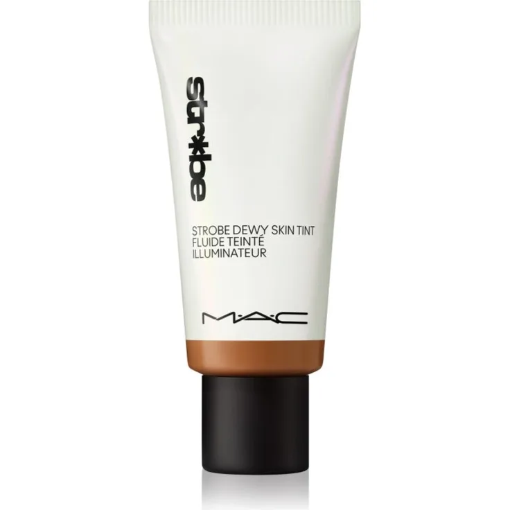 MAC Cosmetics Strobe Dewy Skin Tint, tönende Feuchtigkeitscreme für Damen mit feuchtigkeitsspendender Formel, Farbton Deep 1, 30 ml
