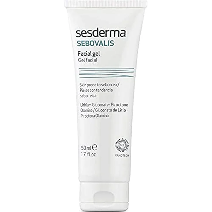 SESDERMA Sebovalis Gesichtsgel 50 ml - Normalisierung der Hautschuppung, Reduktion von Rötungen & Irritationen - Beruhigung bei empfindlicher Hauttypen - Ideal für Männer & Frauen - Ohne schädliche Zusatzstoffe – Bild 1