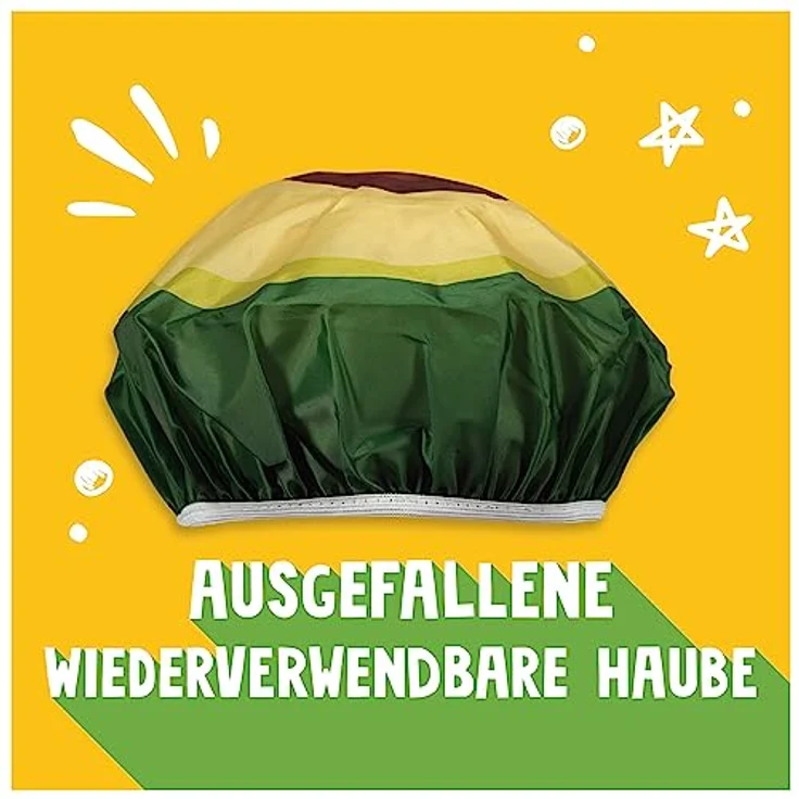 Bear Fruits Mermaid Tiefenfeuchtigkeit + Glanz Haarmaske mit wiederverwendbarer Haube, 20 ml – Bild 5