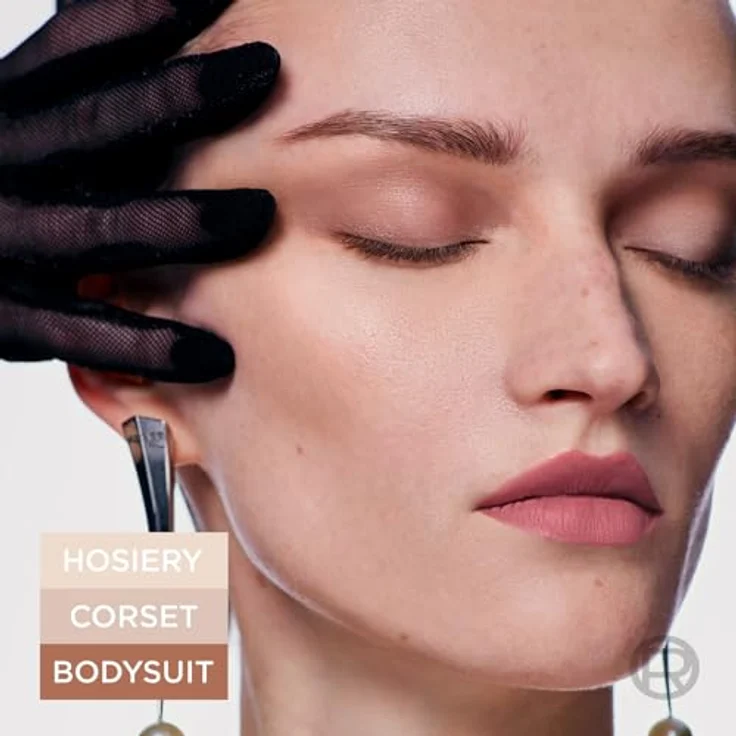 L'Oréal Paris x Mugler Limited Edition Lidschatten Palette Nude, Hoch-pigmentierte Formel für dramatische Augenlooks, 8 g – Bild 3