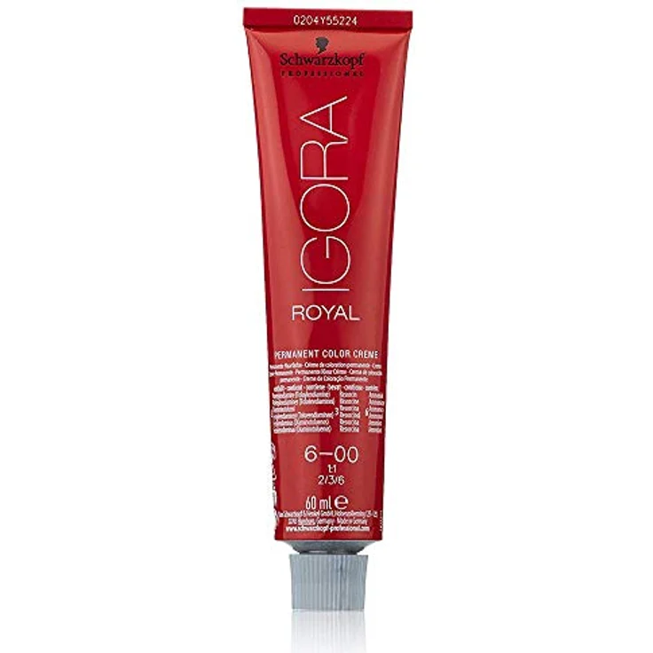 Schwarzkopf Igora Royal Premium-Haarfarbe 6-00 dunkelblond natur extra 60 g – Bild 5