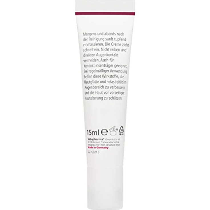 Sebamed Anti-Ageing Augencreme Q10, Hyaluronsäure & Phyto-Peptide, 15ml, gegen Falten, für Frauen und Männer – Bild 4