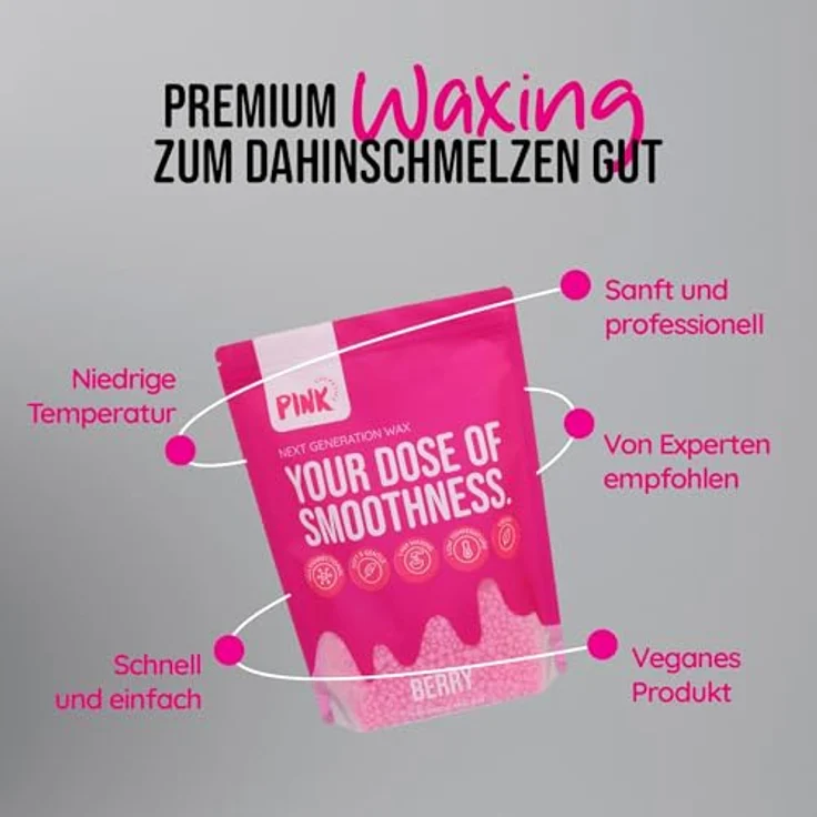 Pink Cosmetics - Next Generation Berry Bomb Wax - 800 g – Bild 6