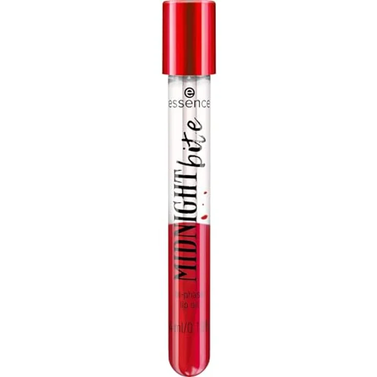 essence MIDNIGHT bite bi-phase lip oil Nr. 01, transluzent, glänzend, vegan, ohne Parabene, ohne Mikroplastik, 4ml – Bild 2