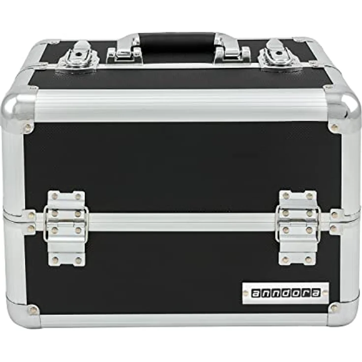 Anndora Beauty Case - Schwarz Silber – Bild 4