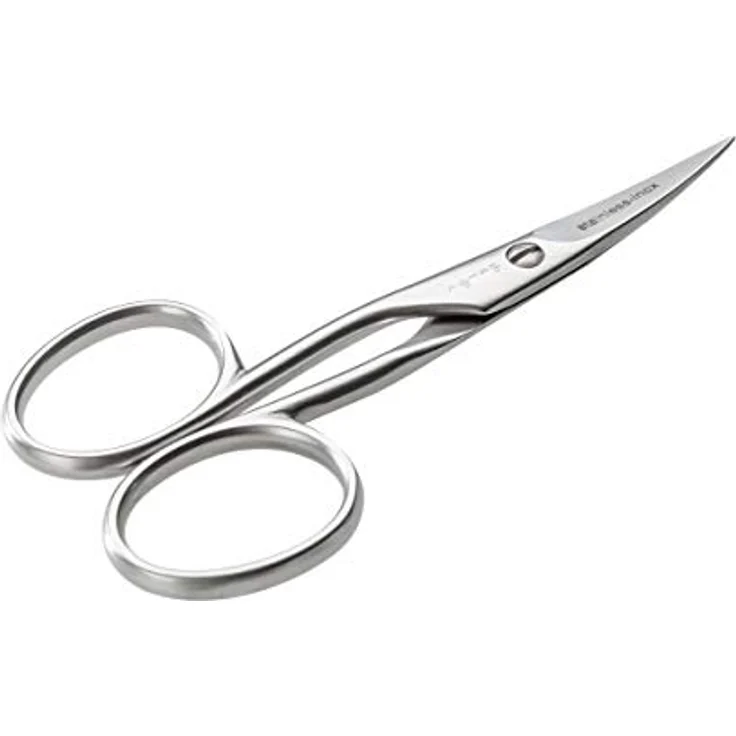 REMOS Nagelschere Linkshand, 9.5 cm Edelstahl [INOX], für Fingernägel und dünne Fußnägel, gebogene Klinge, nachstellbar – Bild 1