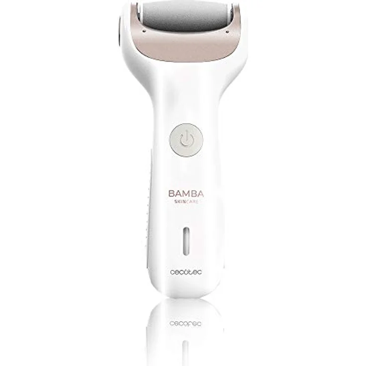 Cecotec Bamba SkinCare, Seidige elektrische Feile mit wiederaufladbarer Lithiumbatterie, 90 Minuten Autonomie, kabelgebunden und kabellos, abnehmbare Rollen mit unterschiedlichem Gewicht – Bild 1