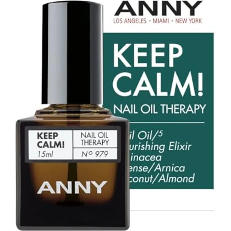 ANNY Keep Calm! Nail Oil Therapy, Pflegeöl mit Kokos- und Mandelöl für stark beanspruchte Nagelhaut, 15 ml – Bild 2