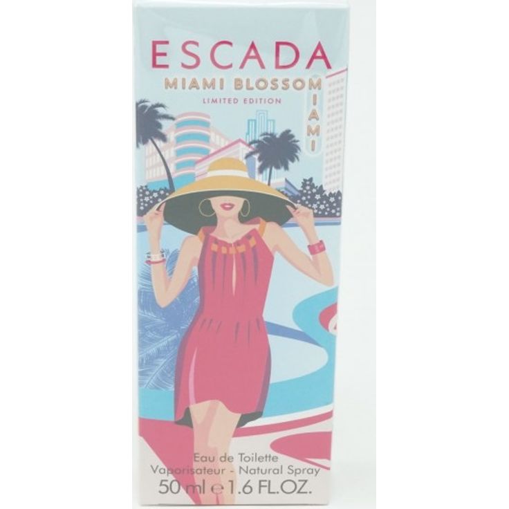 Escada Miami Blossom Eau de Toilette (EdT) Damenduft 50 ml Duftfamilie: fruchtig, blumig, frisch