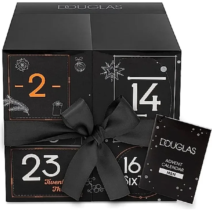 Douglas Beauty Adventskalender 2021 Männer Beauty -CLASSIC EDITION- 24 Pflege Beauty Kosmetik Advent Kalender für den Mann, Weihnachtskalender , Herren