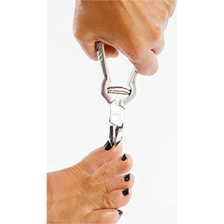 remos professional body care REMOS Nagelzange mit Verschluss, Edelstahl [12 cm] für Fußnägel, rostfrei und desinfizierbar – Bild 4