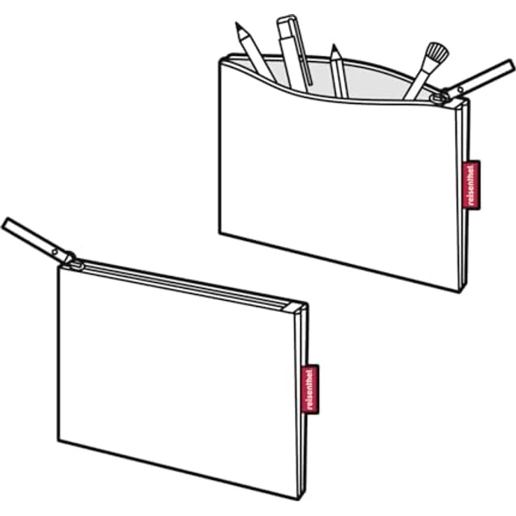 REISENTHEL® Beautycase case 1, universeller Ordnungshelfer für Kosmetik, Leo Macchiato, 24 cm x 17 cm x 32 cm, wasserabweisend aus recyceltem Polyester – Bild 2