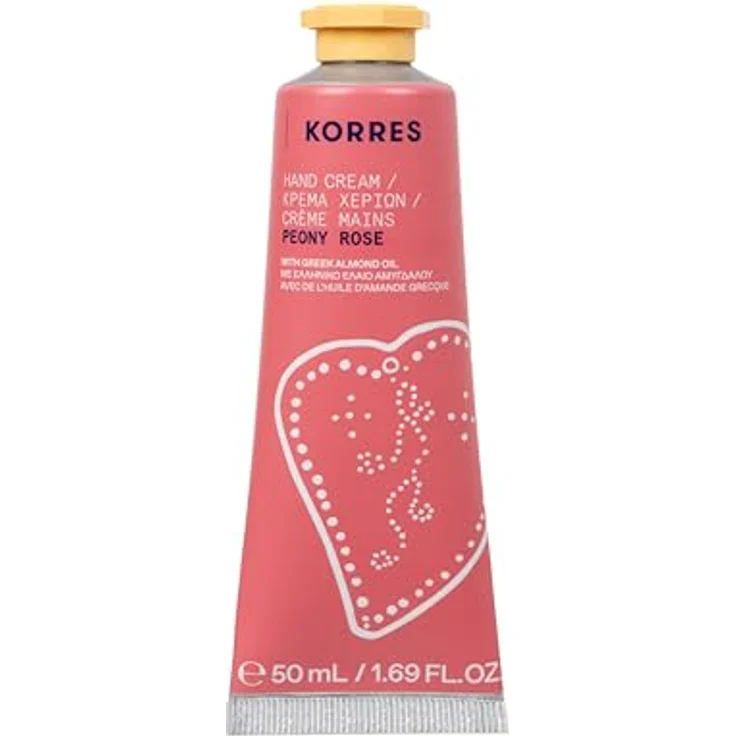 KORRES EVERYDAY ESSENTIALS Hand- und Lippen Pflegeset, Peony Rose Handcreme 50ml & Mediterranean Grape Lip Balm 4,5g, silikon- & parabenfrei, Geschenkset für Frauen – Bild 2