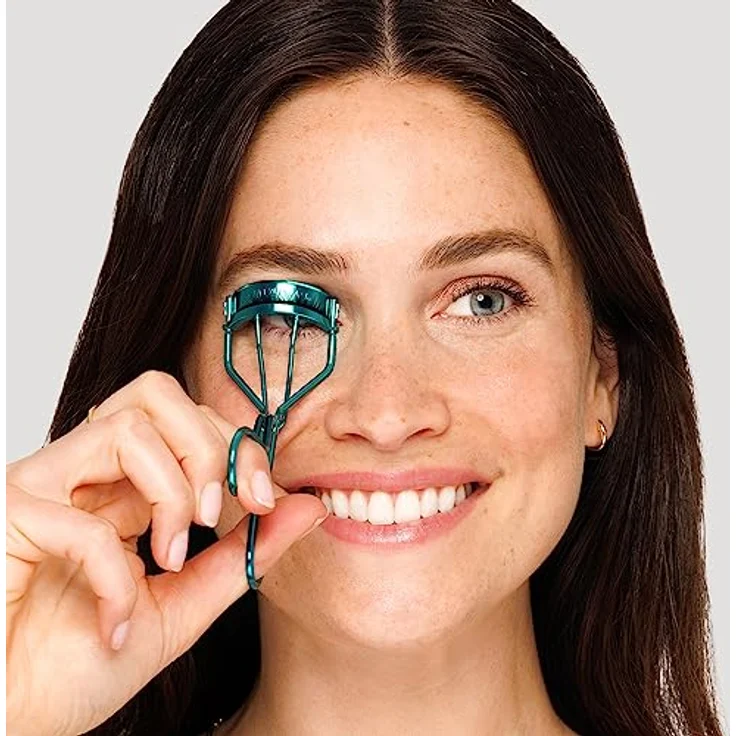 TWEEZERMAN Wimpern Set inkl. Wimpernzange und Wimpernkamm, Geschenkset Weihnachten in Majestic Turquoise, Limited Edition – Bild 2