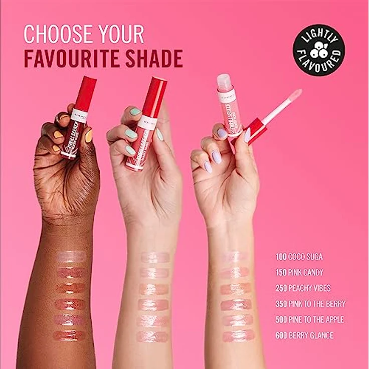Rimmel Thrill Seeker Glassy Gloss Lipgloss, voluminisierend, Farbton 600 Berry Glace, 10 ml – Bild 8
