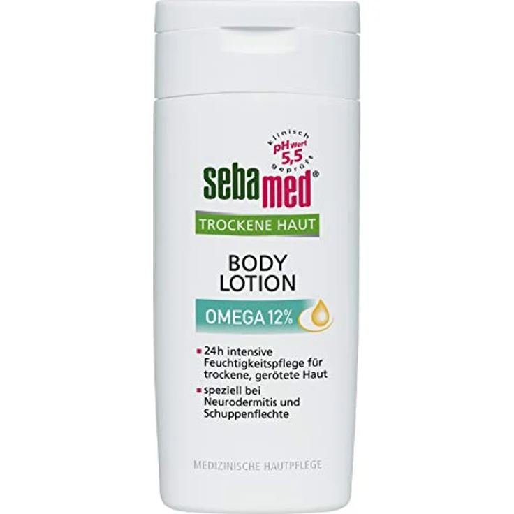 Sebamed Trockene Haut Omega 12% Bodylotion 200 ml  – Bild 3