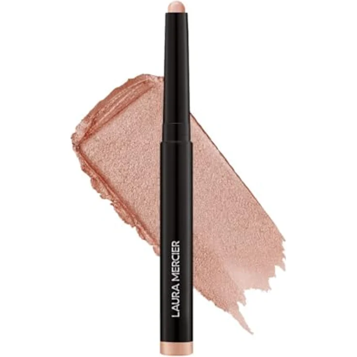 Laura Mercier Caviar Stick Eye Color Shimmer, Lidschatten 1,64 g in Rosegold, wasser- und schweißfest, 24 Stunden Halt – Bild 1
