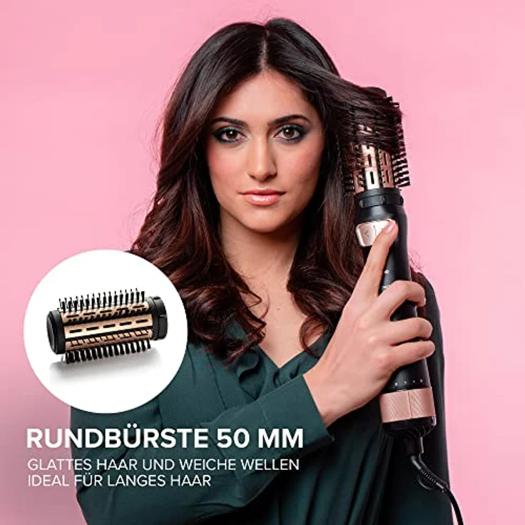 Bellissima My Pro Revolution BHS4 1100, Warmluftbürste, trocknet und modelliert, automatische Drehung in zwei Richtungen, 2 Bürsten mit 40 und 50 mm, Ionisator, 1000 W, Keramikbeschichtung – Bild 5