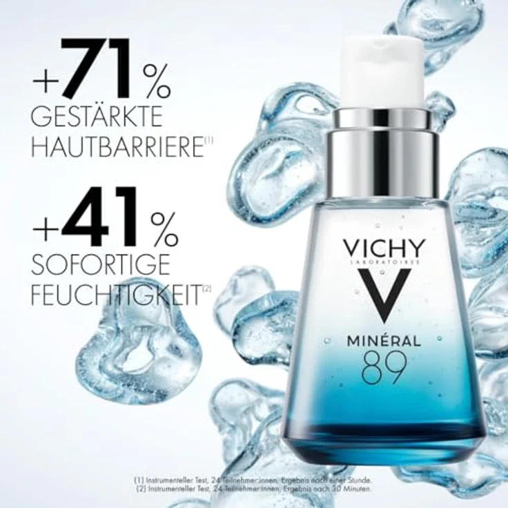 Vichy feuchtigkeitsspendendes Serum Mineral 89 mit Hyaluronsäure 30 ml, mit pflegender Wirkung – Bild 3