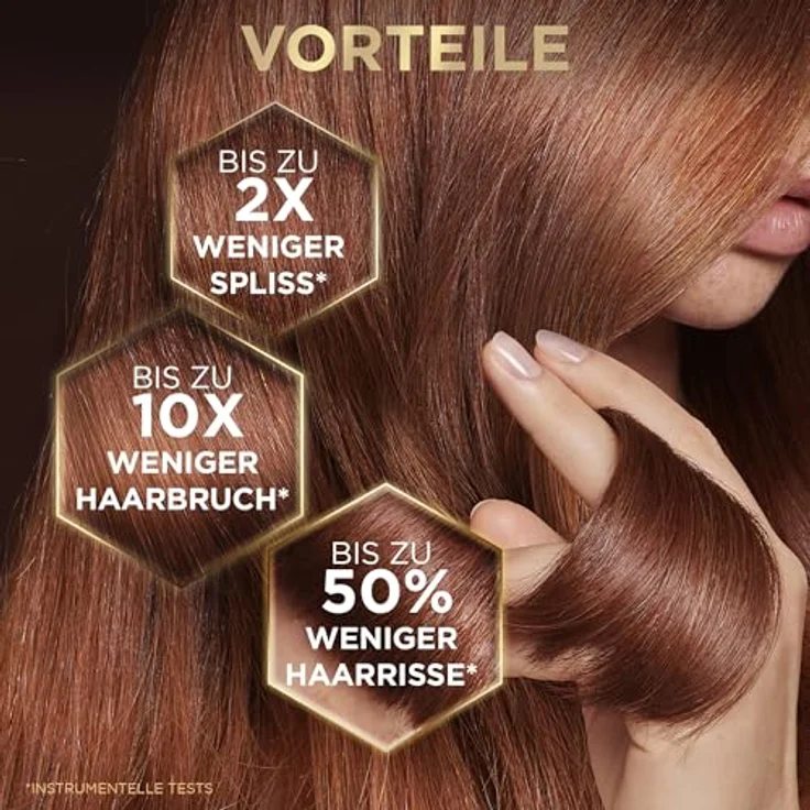 GARNIER Reparierendes Shampoo Honig Schätze, Nachfüllpack für geschädigtes Haar mit Akazienhonig und Bienenwachs, 400 ml – Bild 2