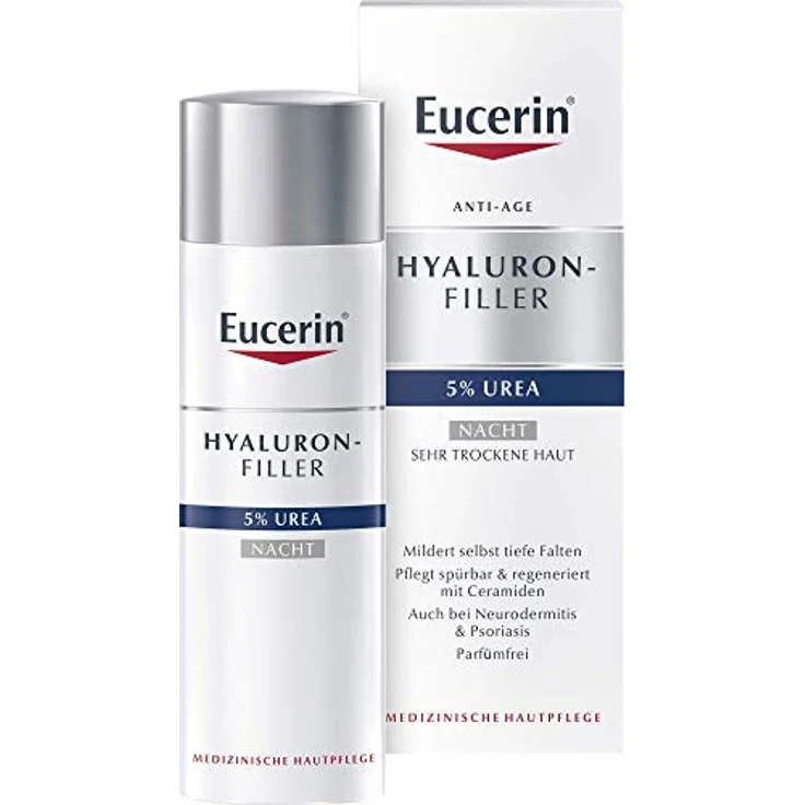 Eucerin Anti-Age Hyaluron-Filler Urea Nachtcreme 50 ml – Bild 2