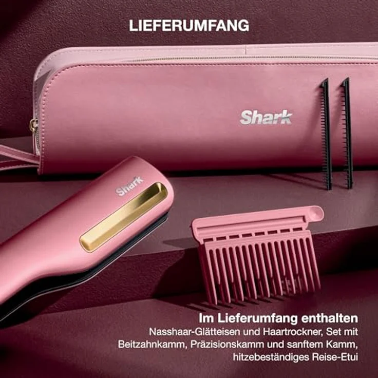Shark Glätteisen, professionelles Stylinggerät mit hochwertigen Keramikplatten – Bild 13