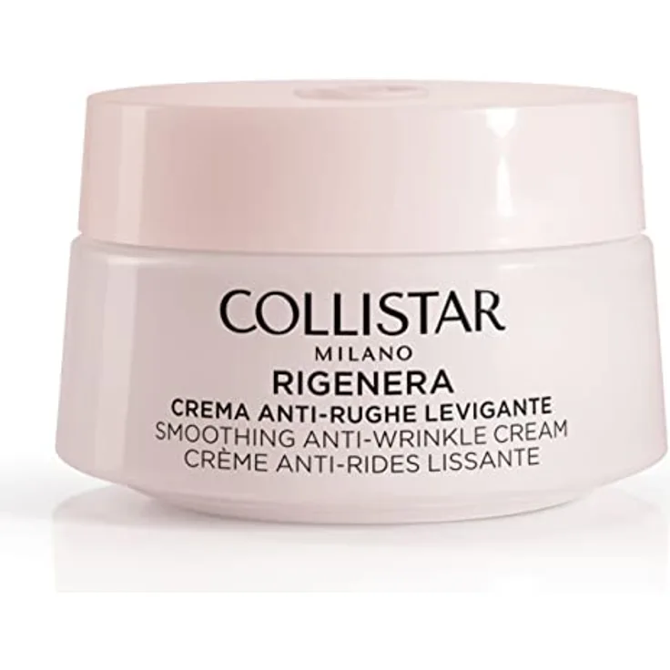 Collistar Rigenera Glättende Anti-Falten-Creme, mindert Falten im Gesicht und am Hals, pflegt die Haut, ohne sie zu beschweren, ohne Silikone und Alkohol, 50 ml