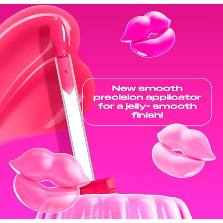 NYX PROFESSIONAL MAKEUP Jelly Job Peptide Infused Jelly Gloss, voluminöser Glanz für vollere Lippen, 16 schimmernde Farbtöne – Bild 4