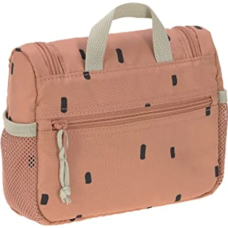 LÄSSIG Kinder Kulturtasche Waschbeutel Waschtasche Kulturbeutel zum Hängen, 20 cm/Mini Washbag Happy Prints Karamell – Bild 3