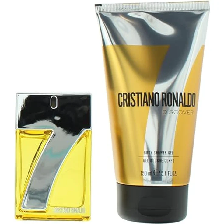 CR7 Cristiano Ronaldo Discover Geschenkset, Eau de Toilette 30ml + Shower Gel 150ml, fougere-zitrus Duft mit frischen Zitrusnoten – Bild 2