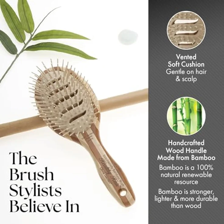 Olivia Garden Healthy Hair 11-Reihig Oval Mit Luftöffnungen – Bild 5