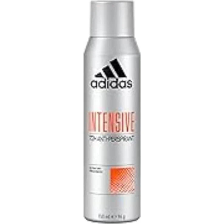 Adidas Deodorant Intensive, 150 ml - Trockenes, frisches Antitranspirant, Schutz vor Schweiß bis zu 72 Stunden, optimierte Formel, jetzt sauberer und veganer – Bild 1