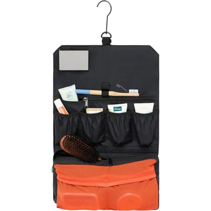 Vaude Socotra Kulturbeutel, 31 cm x 5 cm x 18 cm, schwarz, 100% Polyurethan – Bild 5