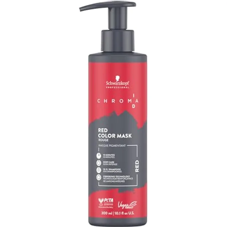 Schwarzkopf Professional CHROMA ID Bonding Color Mask Red 250 ml, vegane Haarmaske mit intensiver Pflege und lebendigen Farbergebnissen