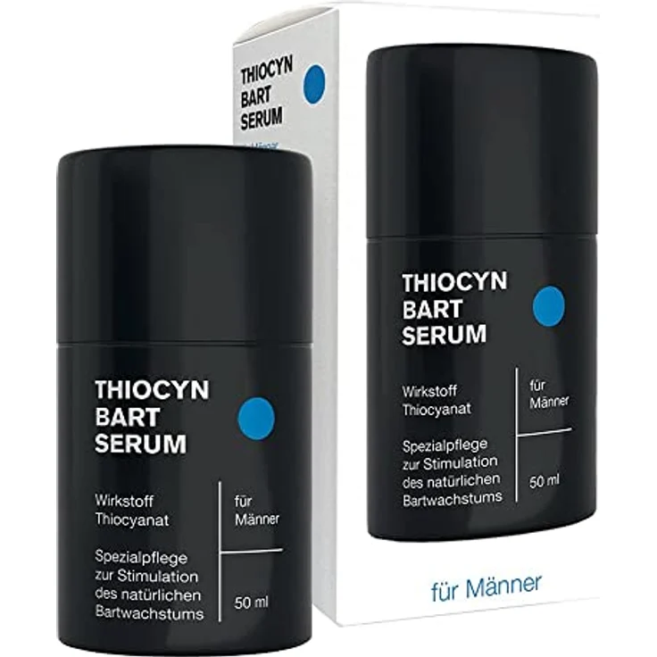 Thiocyn Bartserum • Natürliche Stimulation des Bartwachstums • Mit 3-fach Wirkung für einen gepflegten, kräftigen Bart • ohne Nebenwirkungen • Made in Germany • 50ml – Bild 1