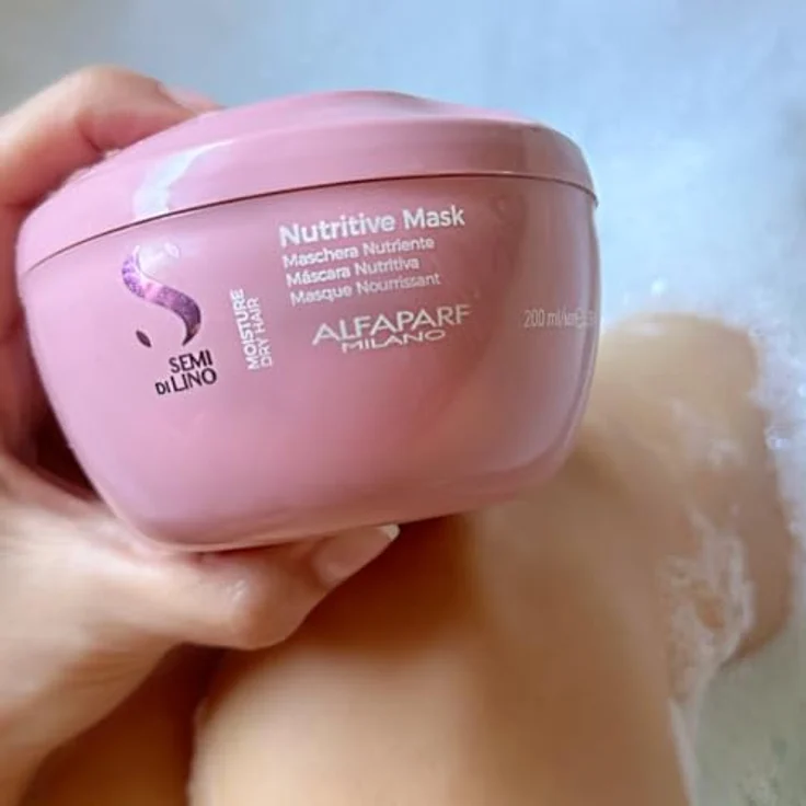 Alfaparf Semi Di Lino Moisture Nutritive Mask 200 ml – Bild 6