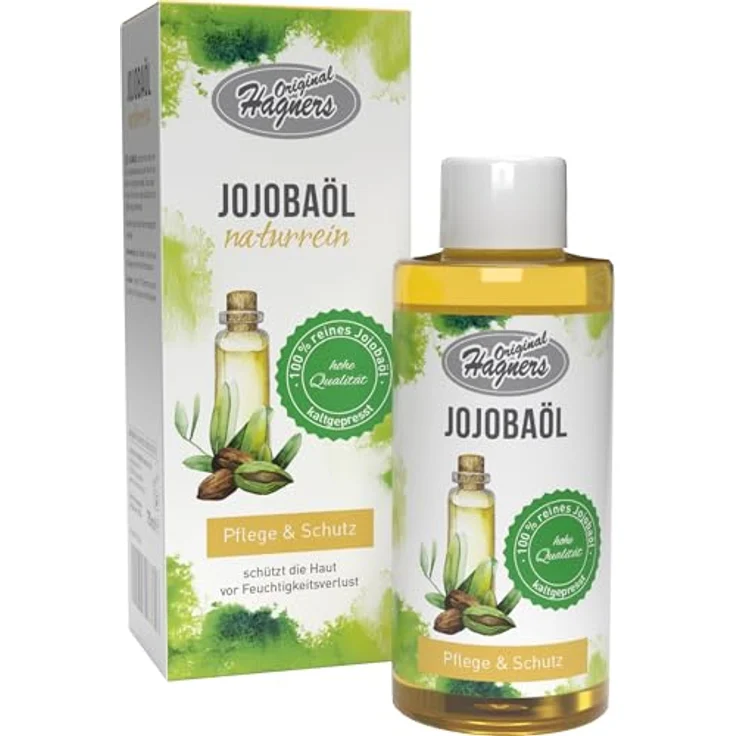 Original Hagners Jojobaöl, naturreines Körperöl zum Schutz vor Feuchtigkeitsverlust, 100 ml – Bild 2