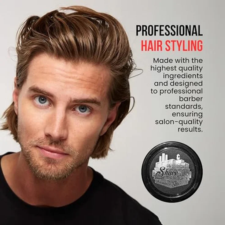 The Shave Factory Premium Pomade 44 Comb-Over Power, 150ml – Haarpomade mit starkem Halt, mittlerem Glanz, wasserbasiert und leicht auswaschbar – Bild 2