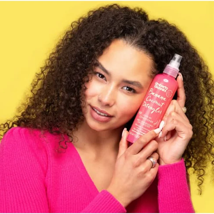 Umberto Giannini Banana Butter Coconut Leave-In Conditioner, 250 ml, pflegendes Leave-in Spray mit Bananarama Bliss Duft – Bild 2