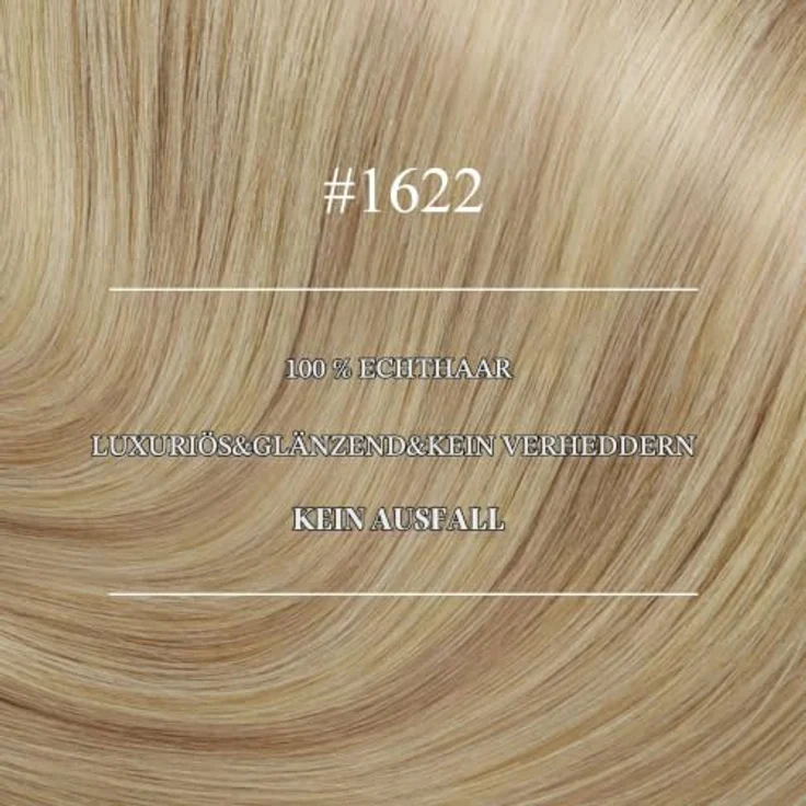 YoungSee Nanoring Extensions, Echthaar in Blond und Goldblond, 35cm, 50g, ohne Kleber oder Hitze, nahtlos und wiederverwendbar – Bild 2