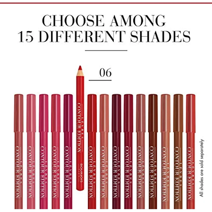 Bourjois Contour Edition Lip Liner Tone 06 Tout Rot – Bild 7