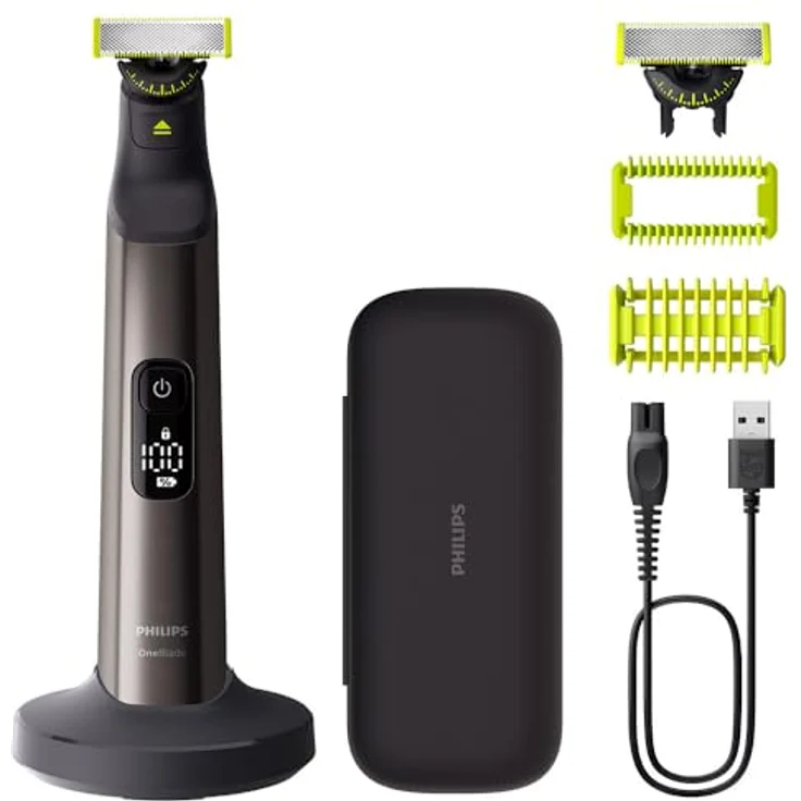 Philips OneBlade Pro 360 QP6652/61 Face + Body, Trimmer für Herren mit präzisem Trimmen und USB-Aufladung – Bild 2