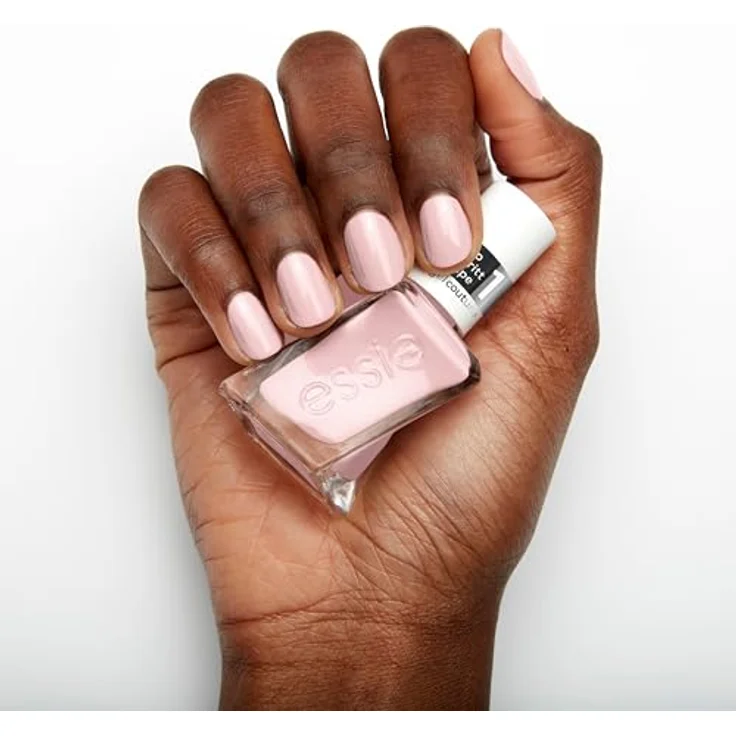 essie langanhaltender Nagellack mit glänzendem Finish, Maniküre ohne UV-Licht, Gel Couture, Farbe: Nr. 484 matter of fiction, Rosa, 1 x 13,5 ml – Bild 5