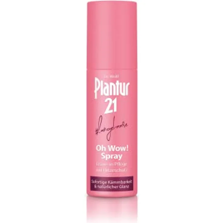 Plantur 21#langehaare Oh Wow! Spray - 1 x 100 ml - Leave-in Pflege mit Hitzeschutz | Sofortige Kämmbarkeit | Natürlicher Glanz